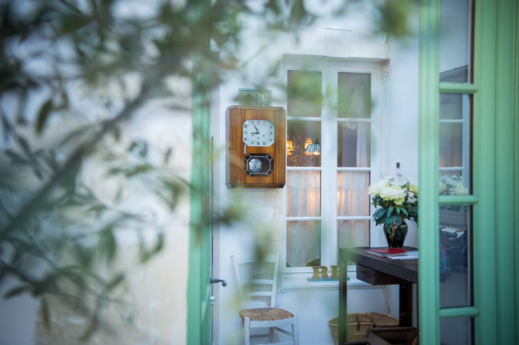 Hallway to our luxurious French holiday rental